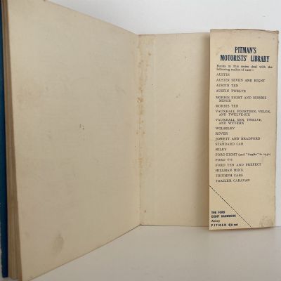 THE FORD EIGHT HANDBOOK: Models Anglia / Eight / Popular / Tudor 1935