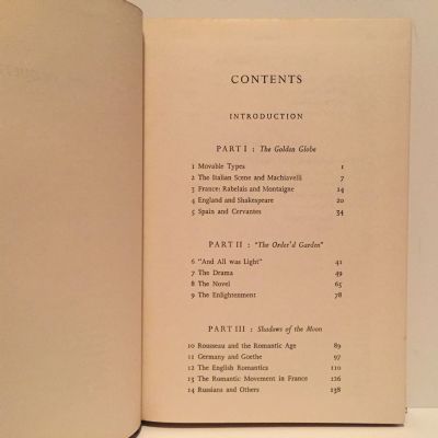 LITERATURE AND WESTERN MAN