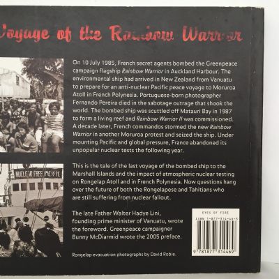 EYES OF FIRE: The Last Voyage of The Rainbow Warrior - memorial edition