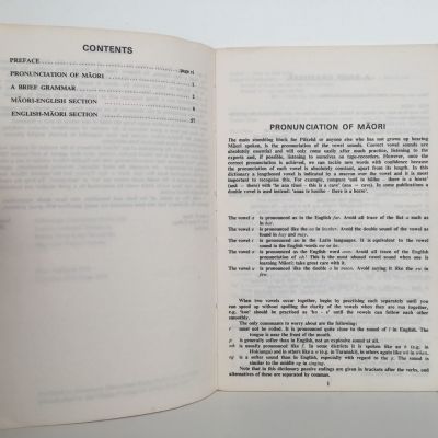 THE NEW DICTIONARY OF MODERN MAORI