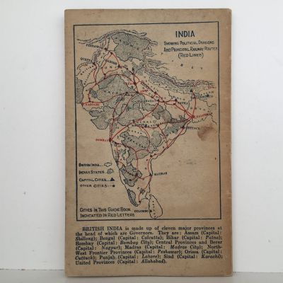 A GUIDE BOOK: To Calcutta Agra Delhi Karachi and Bombay