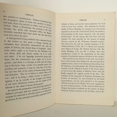 INDUSTRIAL BIOGRAPHY: Iron Workers and Tool Makers