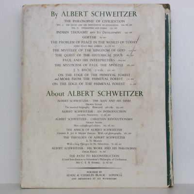 THE WORLD OF ALBERT SCHWEITZER: A Book of Photographs