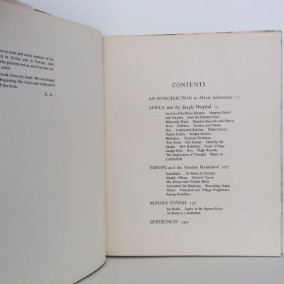 THE WORLD OF ALBERT SCHWEITZER: A Book of Photographs
