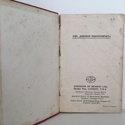 THE JOHNSON PHOTOCOPOEIA: Vintage Photographic Guidebook