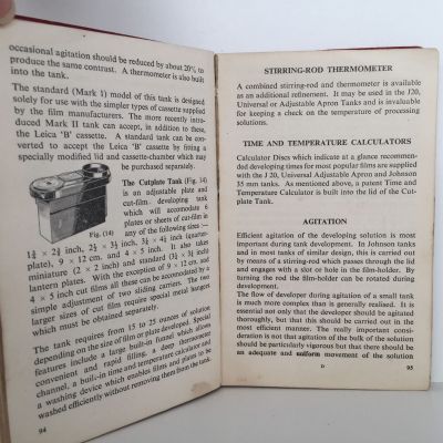 THE JOHNSON PHOTOCOPOEIA: Vintage Photographic Guidebook