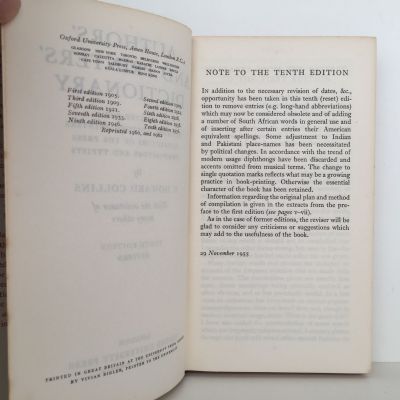 AUTHORS' AND PRINTERS' DICTIONARY: Guide For Authors, Editors