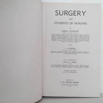 SURGERY FOR STUDENTS OF NURSING