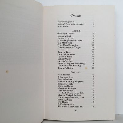 A TAUPO SEASON: A Bedside Book of Trout Fishing In New Zealand