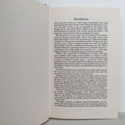 A TAUPO SEASON: A Bedside Book of Trout Fishing In New Zealand