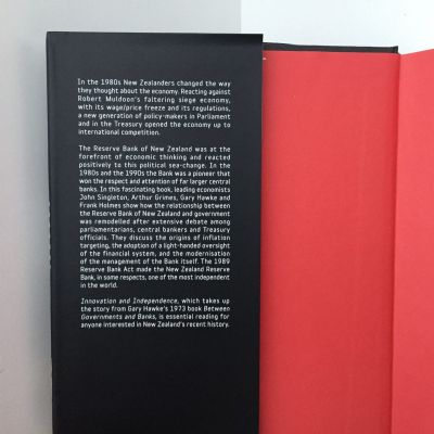 INNOVATION AND INDEPENDENCE: The Reserve Bank of New Zealand 1973 - 2002