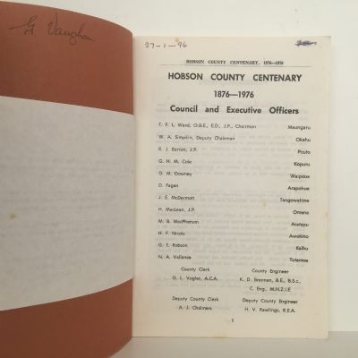 Hobson County Centenary 1876 - 1976