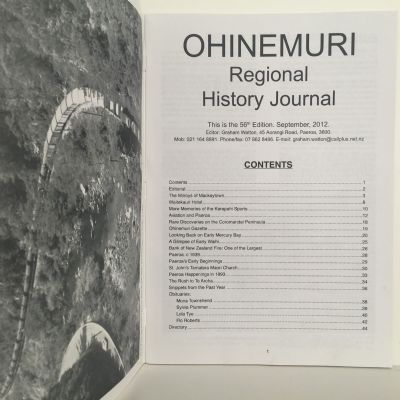OHINEMURI: Regional History Journal. No 56