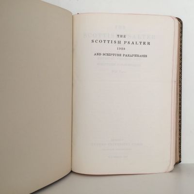 Scottish Psalter and Scripture Paraphrases