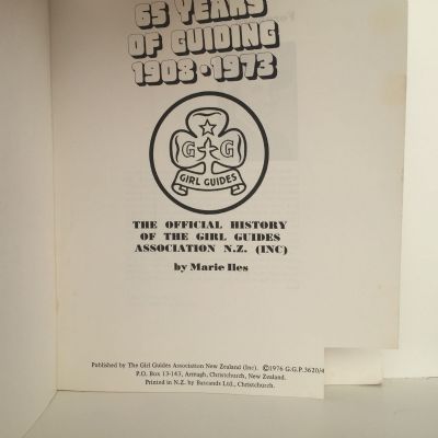 65 YEARS OF GUIDING IN NEW ZEALAND 1908-1973