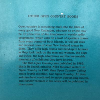 OPEN COUNTRY
