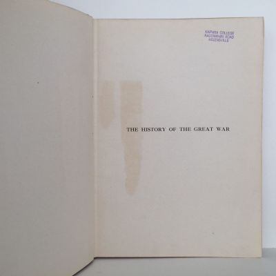 THE HISTORY OF THE GREAT WAR: Vol IV