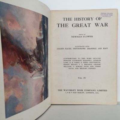 THE HISTORY OF THE GREAT WAR: Vol IV