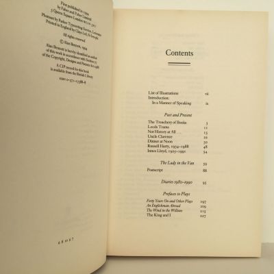 WRITING HOME: Alan Bennett