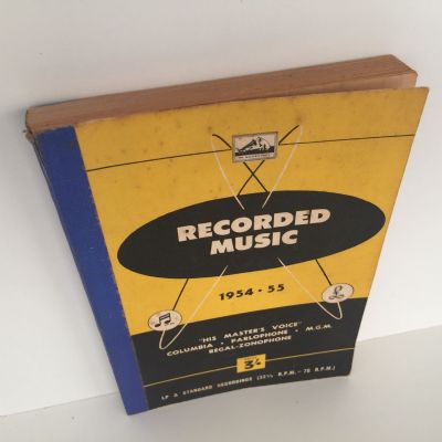 RECORDED MUSIC 1954 - 55: Catalogue of Long Playing Records