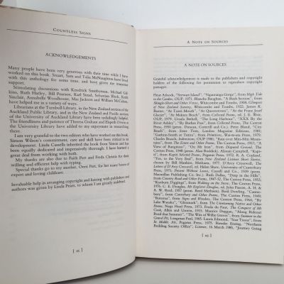 COUNTLESS SIGNS: The New Zealand Landscape In Literature