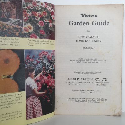 YATES GARDEN GUIDE: 42nd Edition