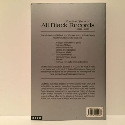 The Reed Book of ALL BLACK RECORDS 1883-2003