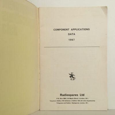 Component Applications Data 1967