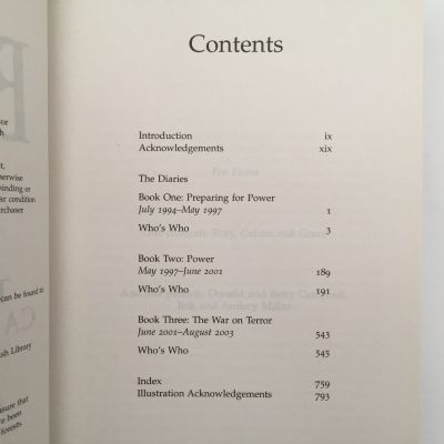 THE BLAIR YEARS: Extracts From The Alastair Campbell Diaries