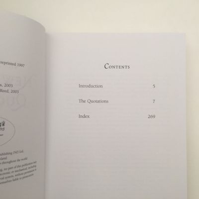 THE REED BOOK OF NEW ZEALAND QUOTATIONS