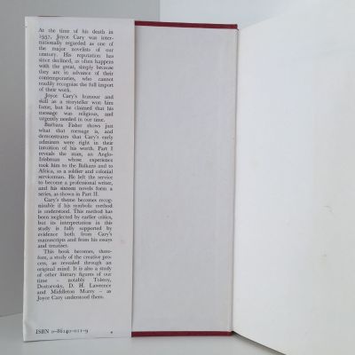 JOYCE CARY: The Writer and His Theme