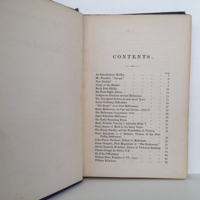 Personal Recollections of Early Melbourne & Victoria