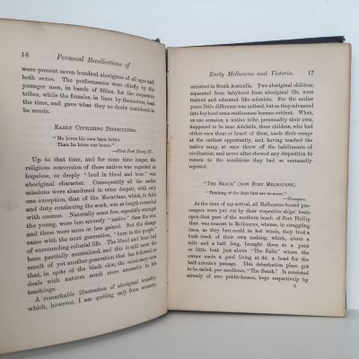 Personal Recollections of Early Melbourne & Victoria