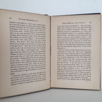 Personal Recollections of Early Melbourne & Victoria