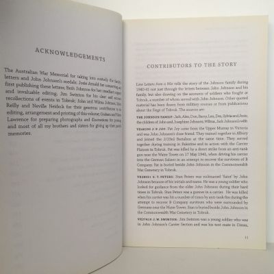 LOVE LETTERS From A War: The Letters of Corporal John Leslie Johnson