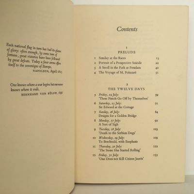THE TWELVE DAYS: 24 July To 4 August 1914