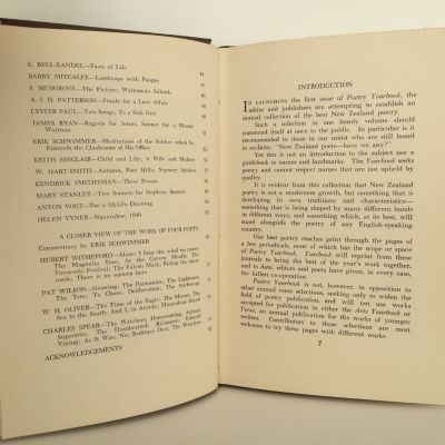 NEW ZEALAND POETRY YEARBOOK: Volume 1, 1951