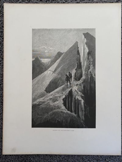 OLD DRAWING: Ascent of Hochstetter Dome
