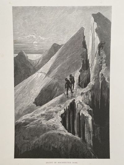 OLD DRAWING: Ascent of Hochstetter Dome