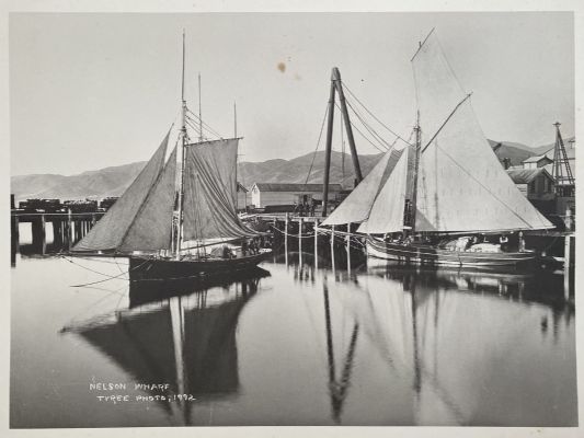 Trading Cutters At Nelson Wharf After 1855
