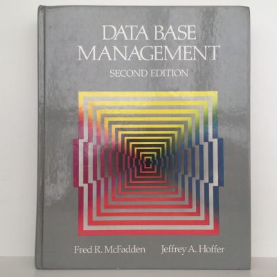 DATA BASE MANAGEMENT: Second Edition