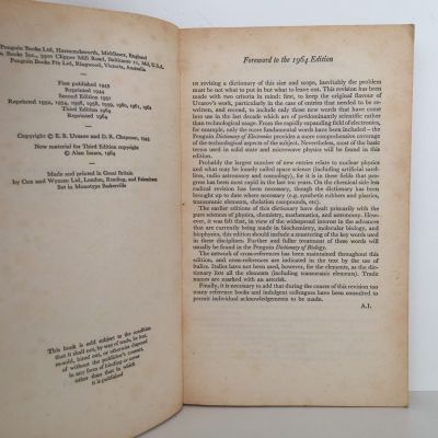 A DICTIONARY OF SCIENCE