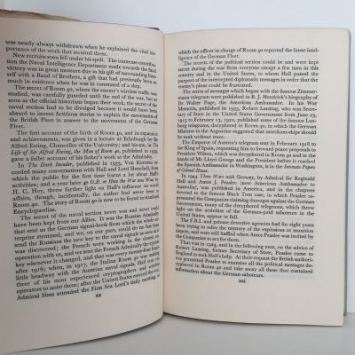 THE EYES OF THE NAVY: A Biographical Study of Admiral Sir Reginald Hall