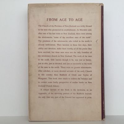 FROM AGE TO AGE: The Story of The Church of England, Wellington 1858 -1958