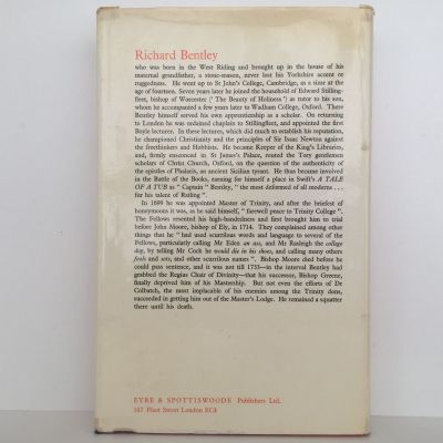 DR. BENTLEY: A Study In Academic Scarlet