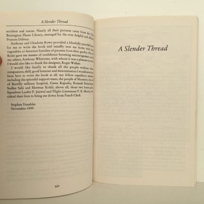 A SLENDER THREAD: Escaping Disaster In The Himalaya