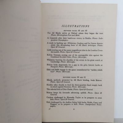 ALL BLACKS TOUR 1963-4: A Complete Record of The Tour 1964