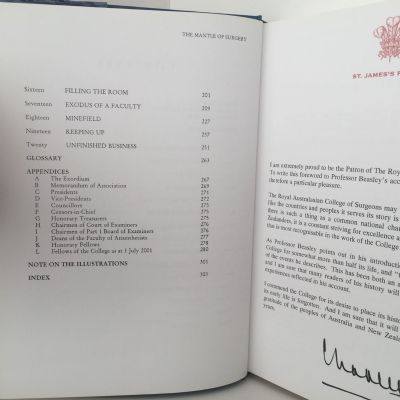THE MANTLE OF SURGERY: 75 Years of The Royal Australasian College of Surgeons