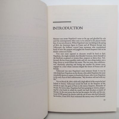 NAPOLEON AND TALLEYRAND: The Last Two Weeks