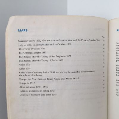 NOTES ON EUROPEAN HISTORY 1850-1959